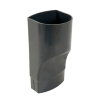 Nicoll Techtan Ovation hwa overgangsstuk, pvc, ovaal x rond, antraciet, RAL 7016, 90 x 56 x 80 mm 