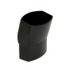 Nicoll Techtan Ovation Fallrohrbogen 15&deg;, PVC, Klebemuffe x red. Spitzende, schwarz, 90 x 56 mm 