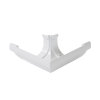 Nicoll Techtan Vodalis buitenhoekstuk voor mastgoot, 90&deg;, pvc, wit, RAL 9010, 140 mm 