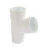 Nicoll Techtan hwa T-stuk 67°, pvc, 2x inwendig lijm x verjongd spie, wit, RAL 9010, 80 mm