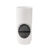 Nicoll Techtan hwa bladscheider, pvc, wit, RAL 9010, 80 mm 