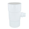 Nicoll Techtan hwa regenton vulautomaat, pvc, wit, RAL 9010, 100 mm 