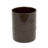 Nicoll Techtan verlengde hwa mof, pvc, inwendig lijm x verjongd spie, bruin, RAL 8017, 100 mm 