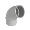 Nicoll Techtan hwa bocht 67°, pvc, inwendig lijm x spie, lichtgrijs, RAL 7047, 50 mm 