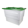 Vloeistofbak incl. deksel, polyester, rechthoekig, 460 liter 