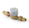 Watermeter, type ALFA-SJ-SDC, 2x bu.dr., ¾", l = 130 mm, incl. koppelingen 