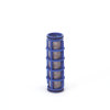 Amiad Zylindersieb für Kunststofffilter ¾", T x L = 31 x 125 mm, Siebperforation 0,30 mm, blau 