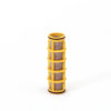 Amiad Zylindersieb für Kunststofffilter ¾", T x L = 31 x 125 mm, Siebperforation 0,10 mm, gelb 