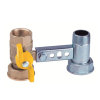 RIV beugel voor gasmeter, type 7600, 2x bi.dr., standaard doorlaat, ¾" x 1¼" x ¾" x 1¼" 