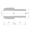 Hep2O Reduzierkupplung, PB, Steckverbindung x Spitzende, 22 x 15 mm 