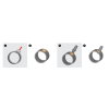 Grommet slangtule voor aansluiting op buizen, pp, 20 mm 