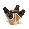 Netafim drukregelaar, messing, 1 - 4 bar, 3.200 - 20.000 l/uur 