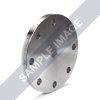 Blindflens, staal, ND16, DN50, steekmaat 125 mm, 165 x 18 mm 