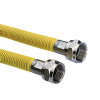 Raminex gasslangset, rvs, Ecoflex, 2x binnendraad, Gastec QA, DN12, l = 120 cm, M24 