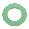 Ring, asbestvrij, groen, ¾", 24 x 14 x 2 mm 