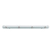 Adurolight® LED-Leiste ohne Röhren, doppelt, spritzw.gesch., PC-Abdeckung + Edelstahl-Clip, 2x 1,2 m 