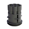 Attema centraaldoos, rond, type CA70R, met tape, 9x 16/19 mm, bodemzijde 
