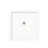 Jung afdekplaat, AS range, voor telefoon-contactdoos, alpin wit 