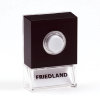 Friedland beldrukker met naamkader, type D723, Pushlite, zwart 