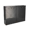 Simcast groepenkast, 3-f, HS 4-p, 40A, 12 gr. achter 3x ALS 30 mA, 220 x 330 mm 