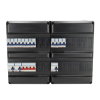 Simcast groepenkast, 3-f, HS 4-p, 40A, 12 gr. achter 3x ALS 30 mA, 220 x 330 mm 