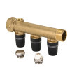 TECElogo verdeler, messing, ppsu, 16 mm x ¾", 3 groepen 