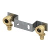 TECEflex gemini beugel met muurplaten, pers x binnendraad, 16 mm x 3/8" 