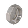 Uponor eindkap met pakking voor S-verdeler, Uni-C, messing gecoat, 1x binnendraad, ½" 