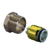 Uponor klem koppeling voor Heimeier, Uni-X, messing, klem x buitendraad, 16 mm x ½" 