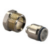 Uponor klemkoppeling voor oventrop radiator afsluiter, S-Press, gecoat, klem x bu.dr., 16 mm x &frac12;" 