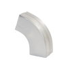 Hwa bocht 72&deg;, zink, vierkant, mof x verjongd spie, 80 x 80 mm 
