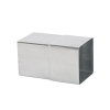 Hwa mof, zink, vierkant, mof x verjongd spie, 80 x 80 mm 