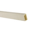 OBO kabelgoot met deksel, dubbele bodem, type WDK 13025, l = 2 m, 13 x 25 mm, crème 