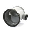 Inspectieput, 315 mm, 2x manchet, pp, excl. deksel, 2x 200 mm, grijs 