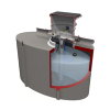 Varitank regenwater filter met schacht, Varitank 150/325, 2x 110/125 mm 