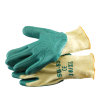 SafeWorker werkhandschoenen, naadloos polyester/katoen, groene latex palm coating, SW 85, mt 9/L 