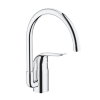 Grohe keukenmengkraan, serie Euroeco, hoog, met hendel, chroom 