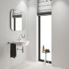Grohe wastafelmengkraan, serie Costa-L, 2 draaiknoppen, hoog model, chroom, 3/8" 