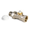 IMI Heimeier thermostatische radiatorkraan, type V-exact II, recht, bi.draad x bu.draad, ¾" x ¾" 