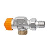 IMI Heimeier thermostatische radiatorkraan, type Eclipse, axiaal, 2x bu.draad, ¾" x ½" 