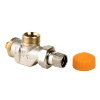 IMI Heimeier thermostatische radiatorkraan, type Eclipse, axiaal, 2x bu.draad, ¾" x ½" 