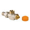 IMI Heimeier thermostatische radiatorkraan, type Eclipse, axiaal, 2x bu.draad, ¾" x ½" 