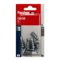 Fischer gipsplaatplug met rondkop schroef, type GKM