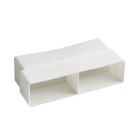 Nedco® pvc overgangsstuk, dubbel