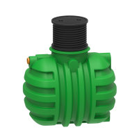 Polyetheen septic tank, 2-kamersysteem
