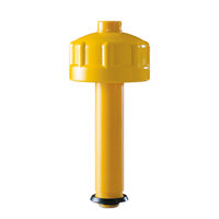Afsluitplug voor gas opzetstuk, slagvast pvc