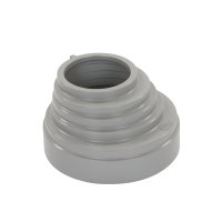 Verloopring, pvc, excentrisch, uitwendig x inwendig