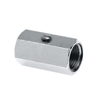 Bonfix Mini-Kugelhahn, Messing verchromt, 2x Innengewinde