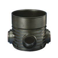 Wavin pp inspectieput, Tegra 600, 4x manchet, exclusief deksel