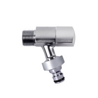 Aquapoint tapkraan, design, messing met aluminium, met kraanstuk